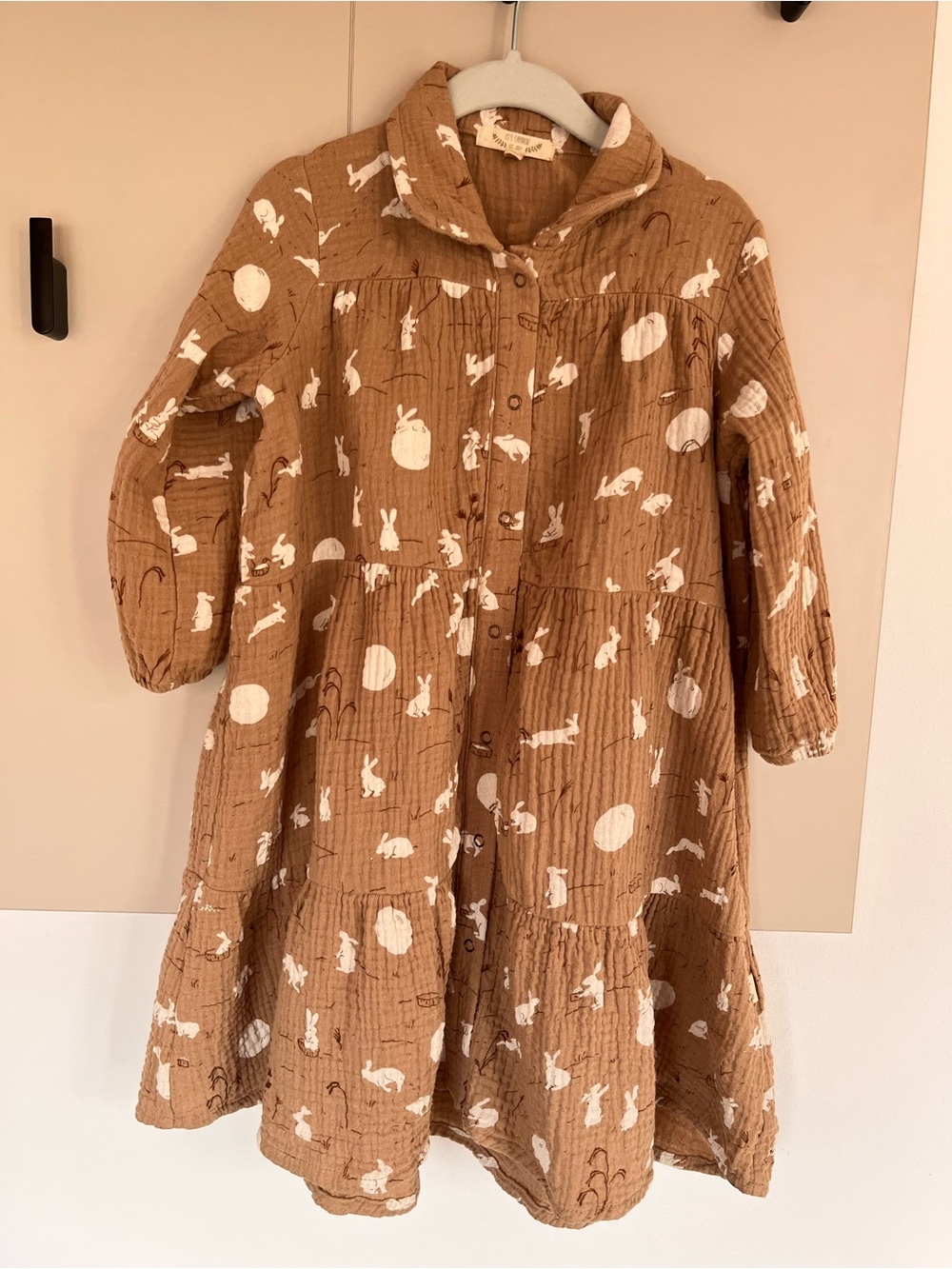 Red Caribou Bunnies Dress - Picture 5 of 9
